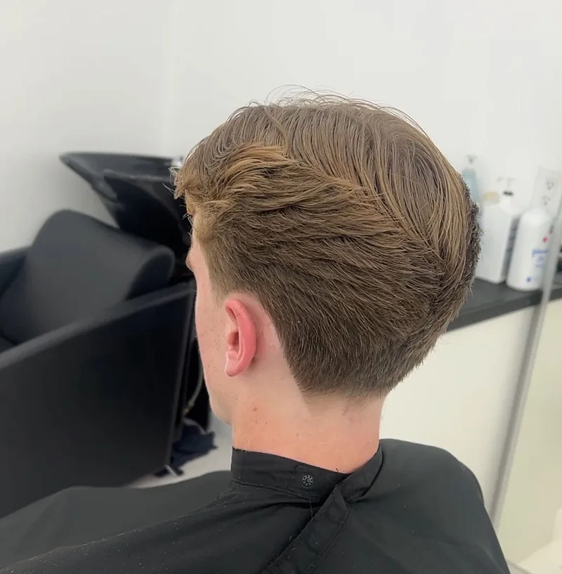 Textured side part